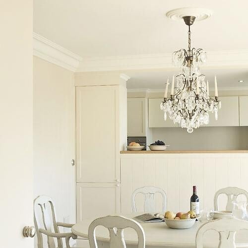 ORAC DECOR - R09 Rosace de plafond Orac Decor ø 48.5cm - moulure décorative polyuréthane Avec un tube de colle - large