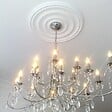 ORAC DECOR - R09 Rosace de plafond Orac Decor ø 48.5cm - moulure décorative polyuréthane Avec un tube de colle - vignette