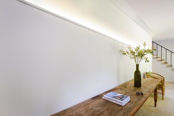 ORAC DECOR - CX189 Corniche pour éclairage indirect Orac Decor - 2,7x2,7x200cm (h x p x L) - moulure décorative polymère Carton complet - large