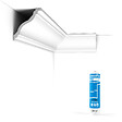 ORAC DECOR - Pack 10 mètres Corniches Plafond C333 avec colle - Orac x Cimaises-et-plus - 12,5x11,5x200cm (h x p x L) - moulure décorative polyuréthane - vignette