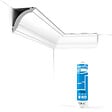 ORAC DECOR - Pack 10 mètres Corniches Plafond CX100 avec colle - Orac x Cimaises-et-plus - 7x7x200cm (h x p x L) - moulure décorative polymère - vignette