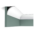 ORAC DECOR - Pack 10 mètres Corniches Plafond CX126 avec colle - Orac x Cimaises-et-plus - 9 x 9 x 200cm (h x p x L) - moulure décorative polymère - vignette
