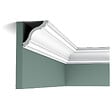 ORAC DECOR - Pack 10 mètres Corniches Plafond CX123 avec colle - Orac x Cimaises-et-plus - 8 x 8 x 200cm (h x p x L) - moulure décorative polymère - vignette