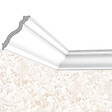 SANS - Corniche Plafond Cimaises et plus C19 - 7x6x200cm (h x p x L) - moulure décorative polymère - vignette