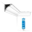ORAC DECOR - Pack 10 mètres Corniches Plafond C213 avec colle - Orac x Cimaises-et-plus - 8x8x200cm (h x p x L) - moulure décorative polyuréthane - vignette