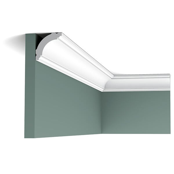 ORAC DECOR - CB510 Corniche plafond Orac Decor - 4x4x200cm (h x p x L) - polystyrène Carton complet - large