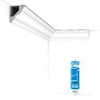 ORAC DECOR - Pack 10 mètres Corniches Plafond CX110 avec colle - Orac x Cimaises-et-plus - 4,5x4,5x200cm (h x p x L) - moulure décorative polymère - vignette