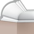 SANS - Corniche plafond Cimaises et plus C17 -18x18x200cm (h x p x L) - moulure décorative polyuréthane - vignette