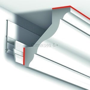ORAC DECOR - Colle Decofix Pro FDP500 Orac Decor - fixation corniches, moulure, plinthes - 290 ml Carton complet - large