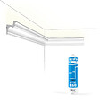 ORAC DECOR - Pack 10 mètres Corniches Plafond C323 avec colle - Orac x Cimaises-et-plus - 5.5 x 4.2 x 200cm (h x p x L) - moulure décorative polyuréthane - vignette