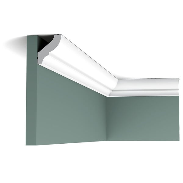 ORAC DECOR - CB501 Corniche plafond Orac Decor - 4,1x3,5x200cm (h x p x L) - polystyrène Carton complet - large