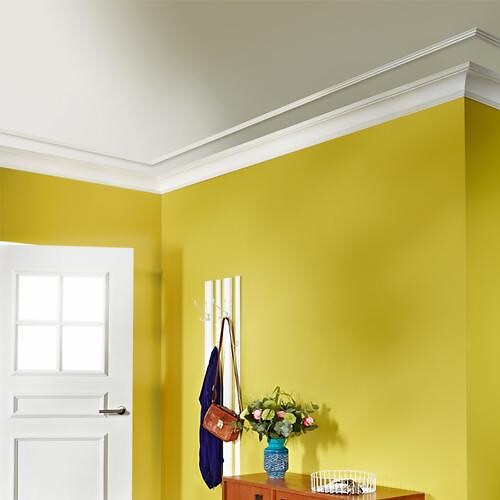 ORAC DECOR - CB512 Corniche plafond Orac Decor - 9x9x200cm (h x p x L) - moulure décorative polystyrène Carton complet - large
