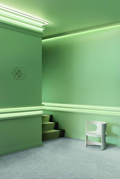ORAC DECOR - C383 Corniche Plafond Orac Decor -Luxxus - 14x5cm (h x p) Carton 8 pièces - large