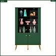OTITEC - Armoire Vitrine - H.150 x L.92 x P.40 cm - SAPIN - vignette