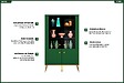 OTITEC - Armoire Vitrine - H.150 x L.92 x P.40 cm - SAPIN - vignette