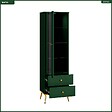 OTITEC - Armoire Vitrine - H.190 x L.55 x P.40 cm - SAPIN - vignette