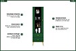 OTITEC - Armoire Vitrine - H.190 x L.55 x P.40 cm - SAPIN - vignette