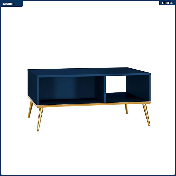 OTITEC - Table Basse - H.42 x L.90 x P.60 cm - MARIN - large