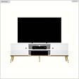 OTITEC - Meuble TV - H.53 x L.160 x P.40 cm - PRESTIGE - vignette