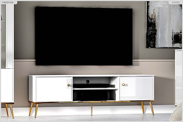 OTITEC - Meuble TV - H.53 x L.160 x P.40 cm - PRESTIGE - large