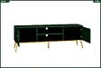 OTITEC - Meuble TV - H.54 x L.160 x P.40 cm - SAPIN - vignette