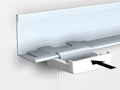 ARTITEQ - Kit Pince faux Plafond pour accrochage de tableaux (latéral) - large
