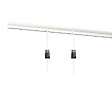 ARTITEQ - Cimaise Box PREMIUM Classic Rail Blanc Mat + Tiges 2mm - 200 cm - Kit tout en un Blanc mat à peindre - vignette