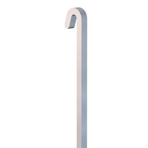 ARTITEQ - Tige carrée droite alu 20 kg grise - 4 mm - Accessoire Cimaise Tableau 100 cm , Pack de 5 - large
