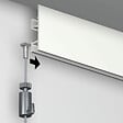 ARTITEQ - Pack de 5 câbles en acier + solid slider 2 mm pour cimaise - Accrochage Tableau Artiteq 200 cm - vignette