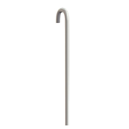 ARTITEQ - Pack 5 tiges métalliques blanches en U 2 mm pour Cimaise - Accessoire Cimaise Artiteq 100 cm - large