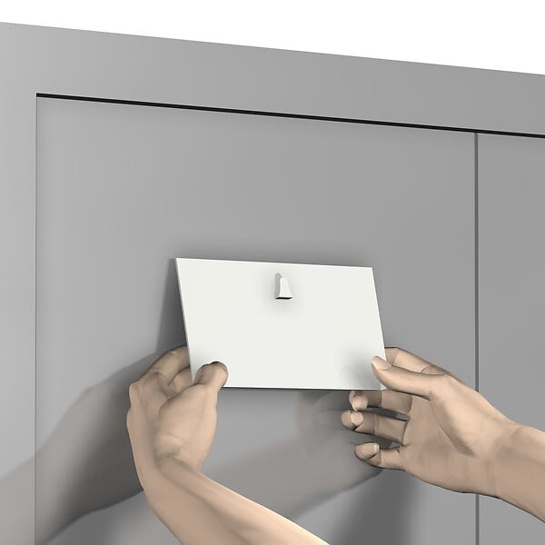 ARTITEQ - Plaque accrochage magnétique tableau pour cloison métallique - Artiteq 6 kg - large