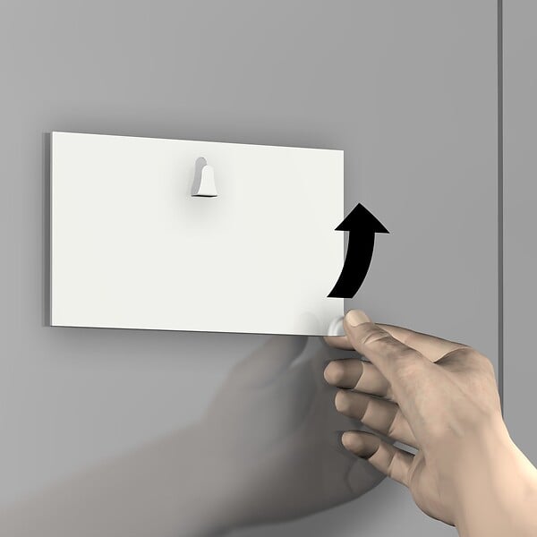 ARTITEQ - Plaque accrochage magnétique tableau pour cloison métallique - Artiteq 6 kg - large