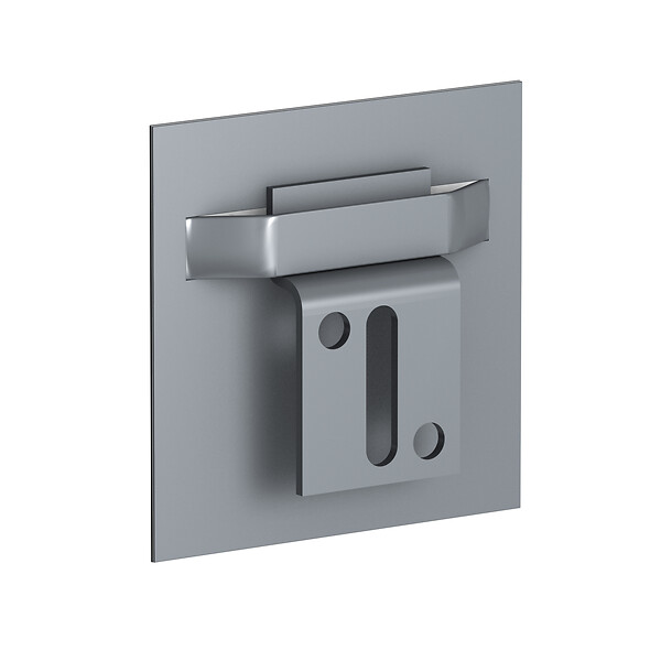 ARTITEQ - Pack 4 supports muraux pour plaques Dibond - Accessoire Cimaise Artiteq - large