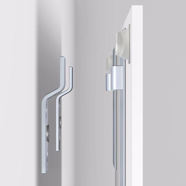 ARTITEQ - Pack 4 supports muraux pour plaques Dibond - Accessoire Cimaise Artiteq - large