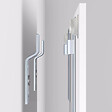 ARTITEQ - Pack 4 supports muraux pour plaques Dibond - Accessoire Cimaise Artiteq - vignette