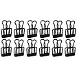 ARTITEQ - Pack de 12 pinces à papier noir - Artiteq - vignette