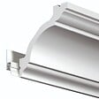 ORAC DECOR - Kit Cimaise tableau DecoRail Artiteq 200 cm + corniche Orac Decor C213 - 200 x 8 x 8 cm - vis & chevilles murs mixtes - vignette