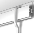 ARTITEQ - Cimaise Gallery-Click Rail R30 Blanc 200cm + clips + vis & chevilles - Cimaise Tableau Newly - vignette
