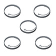 ARTITEQ - Pack de 5 câbles en acier + solid slider 2 mm pour cimaise - Accrochage Tableau Artiteq 150 cm - vignette
