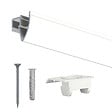 ARTITEQ - Cimaise Plafond Click Up Rail 200cm + clips + vis & chevilles multimatériaux - Cimaise Tableau Artiteq Blanc mat à peindre - vignette