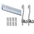 ARTITEQ - Cimaise Box PREMIUM Classic Rail Gris + Tiges 4 mm - 200 cm - Kit tout en un - vignette