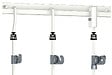ARTITEQ - Cimaise Box PREMIUM Classic Rail Gris + Tiges 4 mm - 200 cm - Kit tout en un - vignette