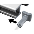 ARTITEQ - Pack de 5 fils perlon transparents + solid slider 2 mm - Accessoire Cimaise Artiteq 100 cm - vignette