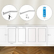 ORAC DECOR - Kit DIY Encadrement Cimaise PX175 + 4 cadres PX201 + colle - Soubassement Orac - vignette