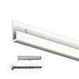 ARTITEQ - Cimaise Classic+ Rail 200 cm - 80kg + Vis et chevilles - Cimaise Tableau Artiteq Blanc laqué - vignette