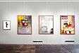 ARTITEQ - Cimaise Classic+ Rail 200 cm - 80kg + Vis et chevilles - Cimaise Tableau Artiteq Blanc laqué - vignette