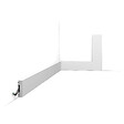 ORAC DECOR - SX162 Moulure multifonctionnelle Orac Decor Axxent - 4x1x200cm (h x p x l) - plinthe décorative Carton complet , A peindre - vignette