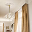 ORAC DECOR - R17 Rosace de plafond Orac Decor ø 47cm - moulure décorative polyuréthane Avec un tube de colle - vignette