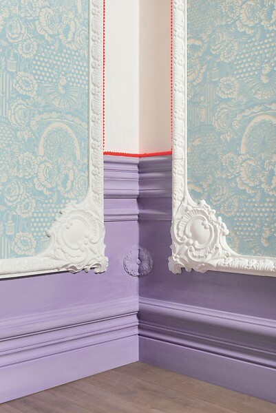 ORAC DECOR - P8040 Cimaise murale Orac Decor - 10x2x200cm (h x p x L) - moulure décorative polyuréthane Carton 8 pièces - large