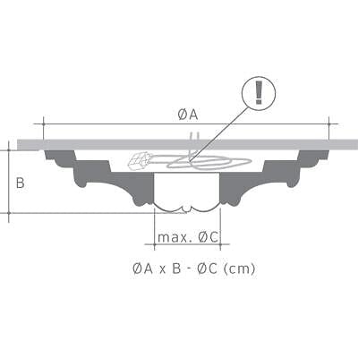 ORAC DECOR - R10 Rosace de plafond Orac Decor ø 15cm - moulure décorative polyuréthane Avec un tube de colle - large